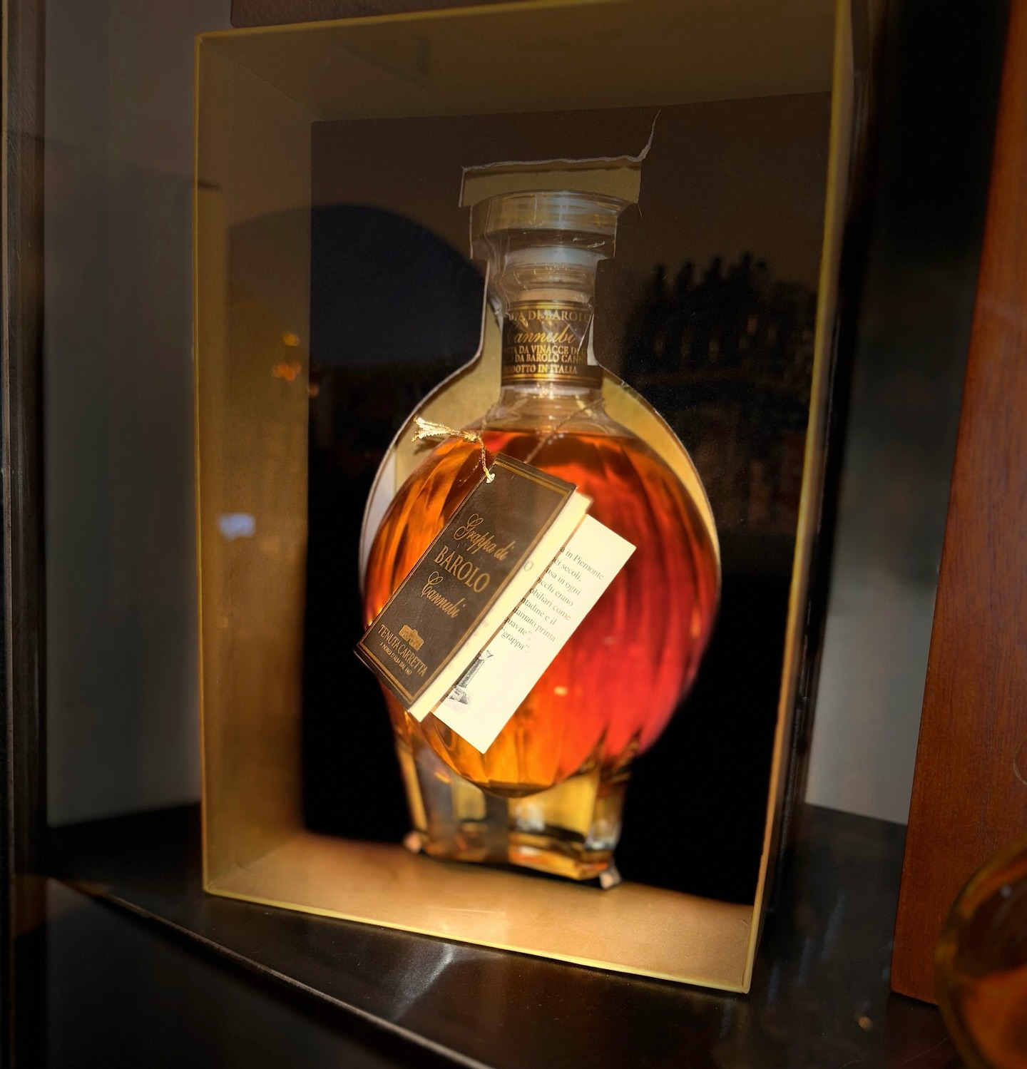 Grappa di Barolo disponibile al Sottano di Bacco